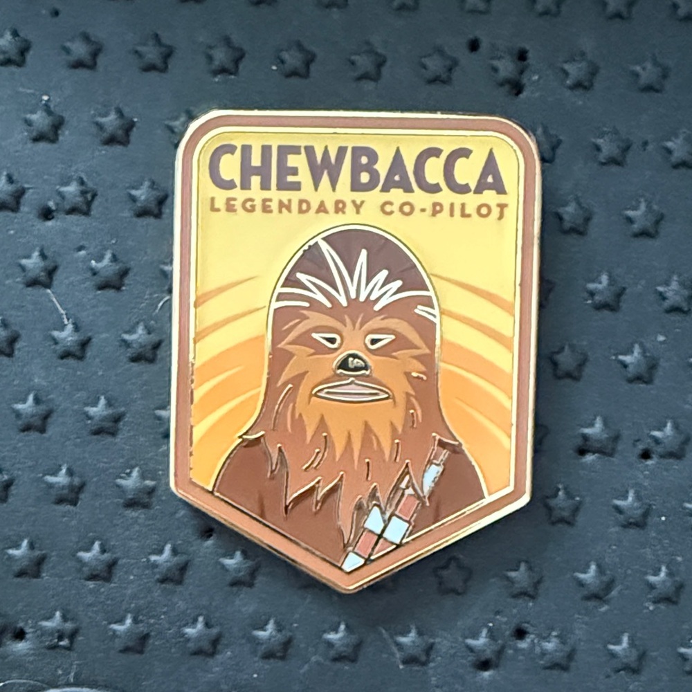 Disney Chewbacca Enamel Pin - Brown, Gold, Yellow